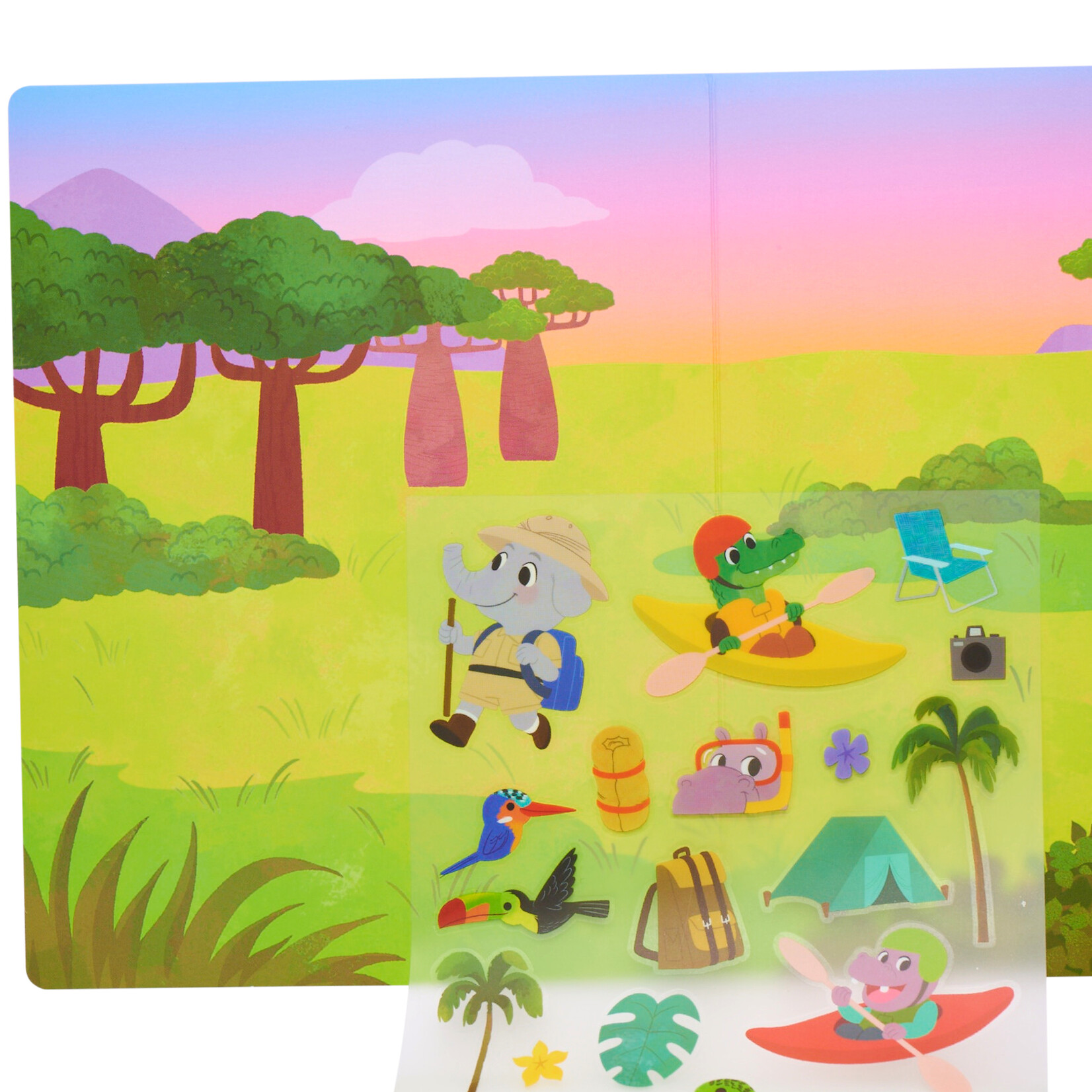Set The Scene Transfer Stickers Magic - Jungle Journey