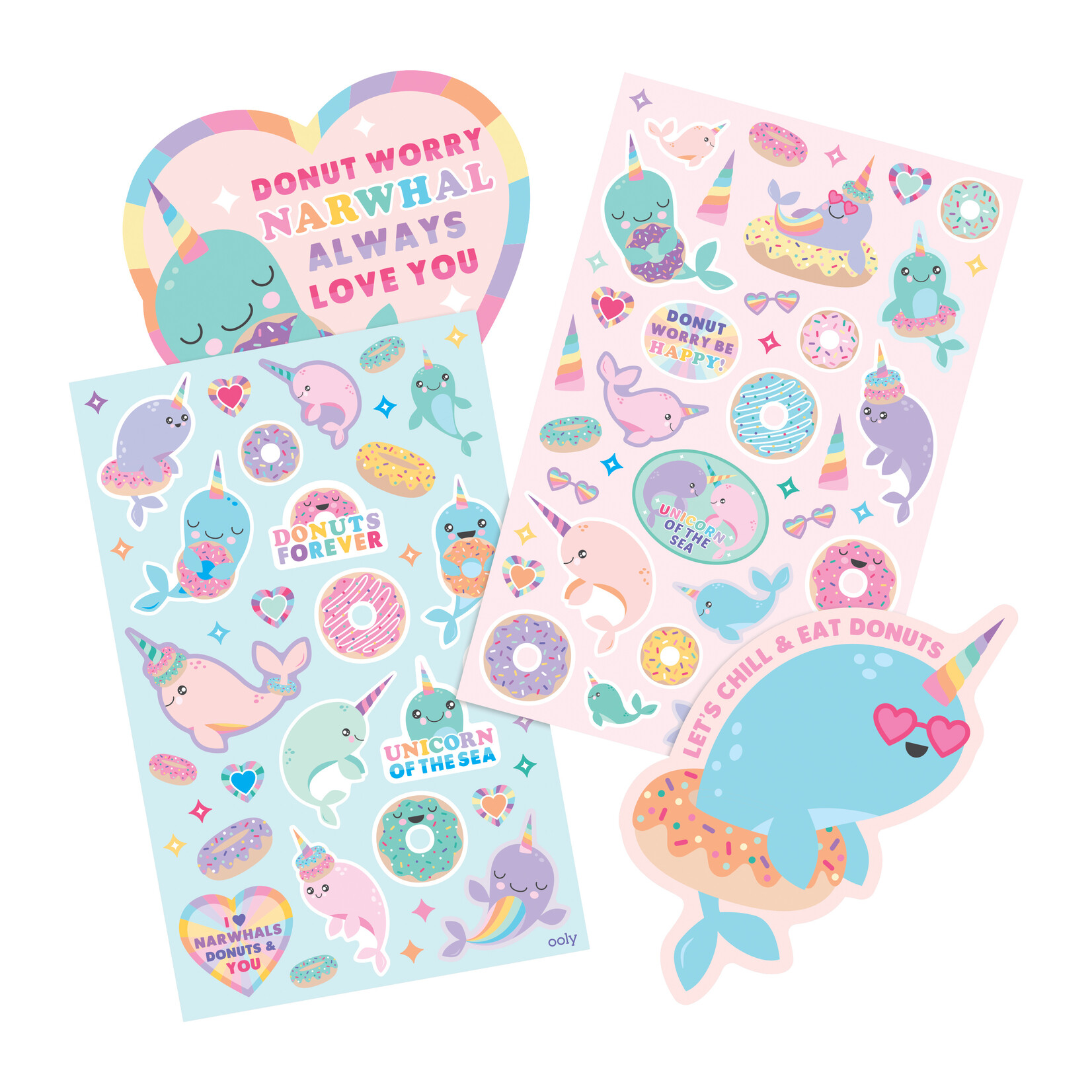 Scented Scratch Stickers: Nom Nom Narwhals