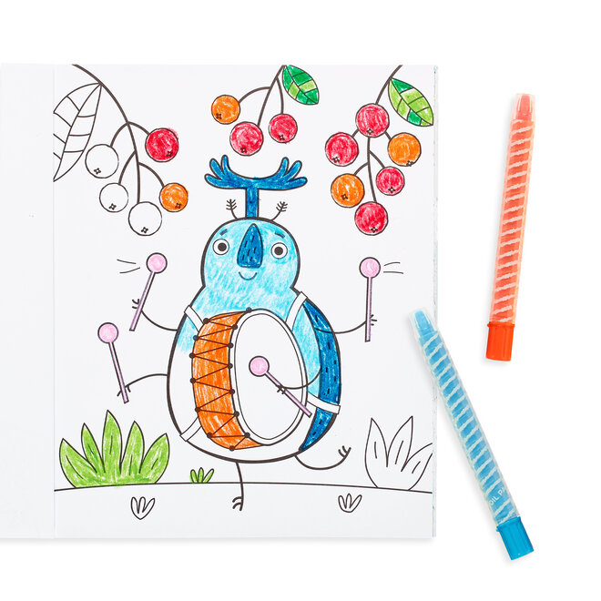 Color-in' Book: Busy Bug Buddies (8" x 10")