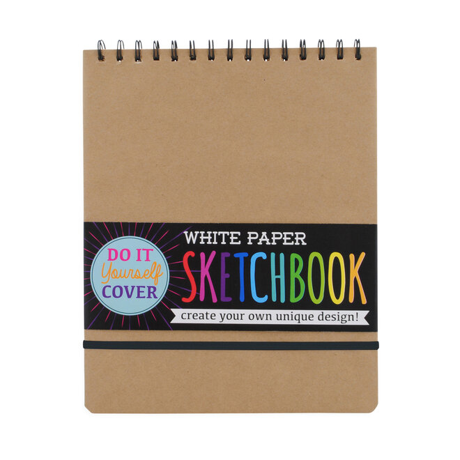 D.I.Y. Sketchbook - Large White Paper (8" x 10.5")
