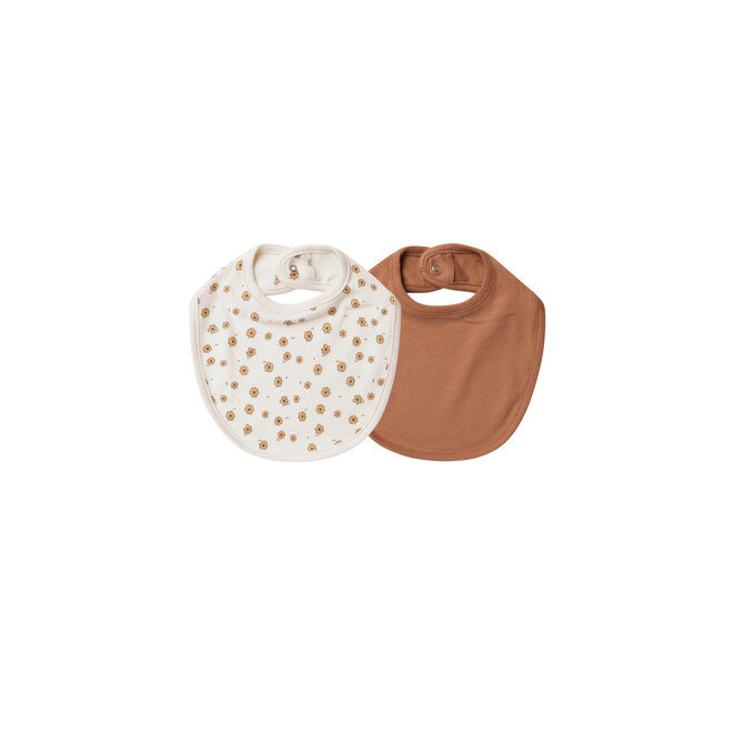 Jersey Bib Set | Daisy Confetti, Amber