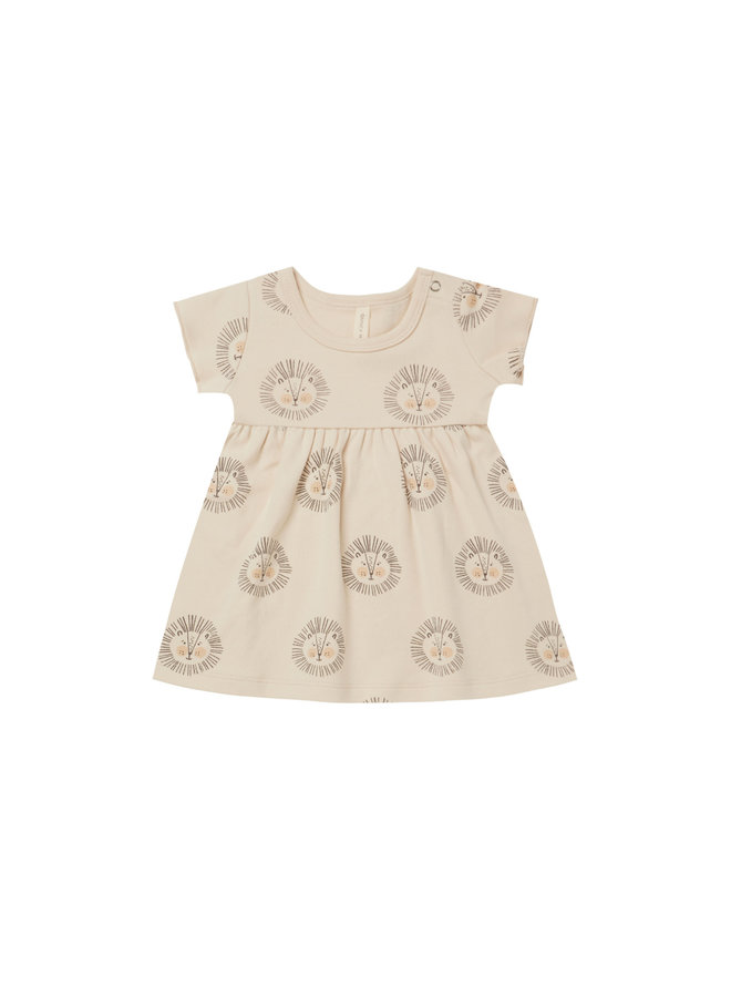 Short-Sleeve Baby Dress | Lions