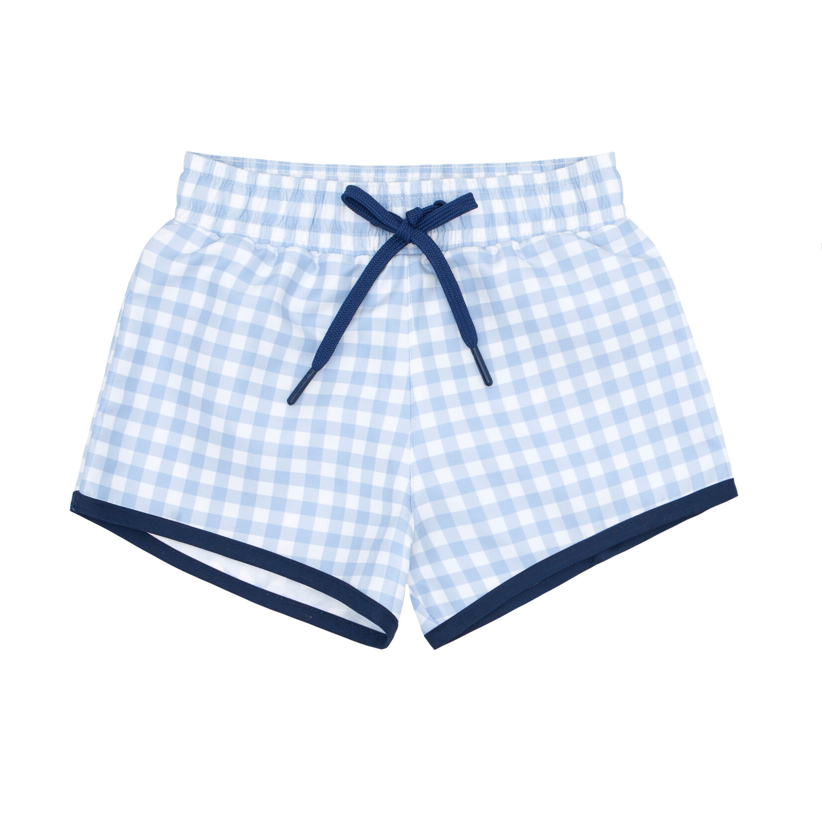 Minnow Boys Oasis Blue Gingham Boardie