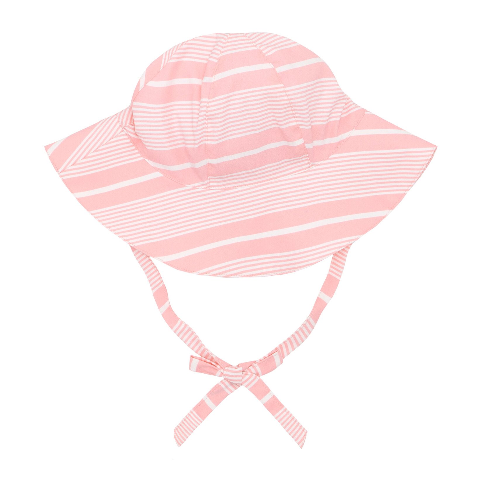 Minnow Sorbet Pink Stripe Sun Hat
