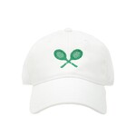 Harding Lane Kids Tennis Racquets on White Baseball Hat