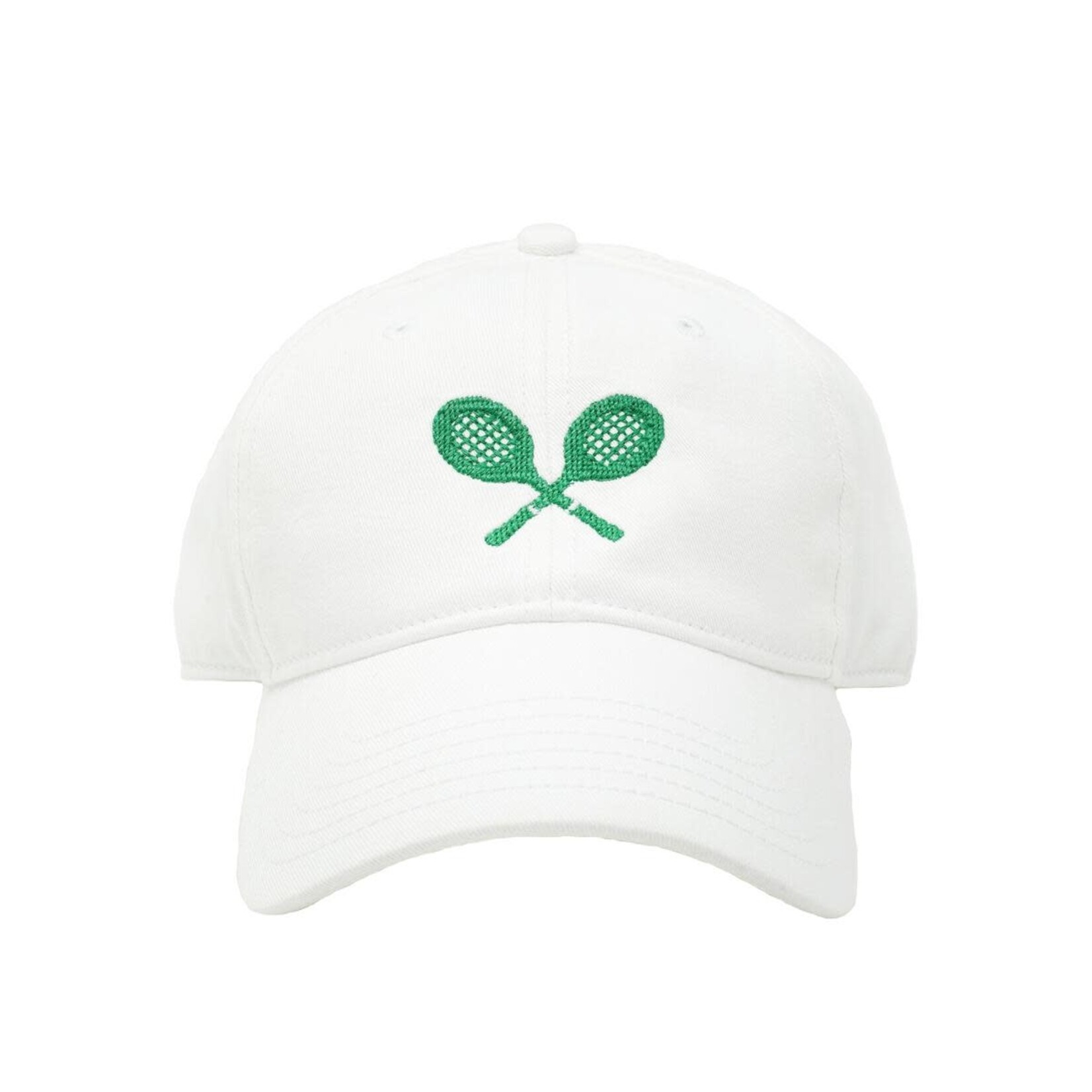 Harding Lane Kids Tennis Racquets on White Baseball Hat