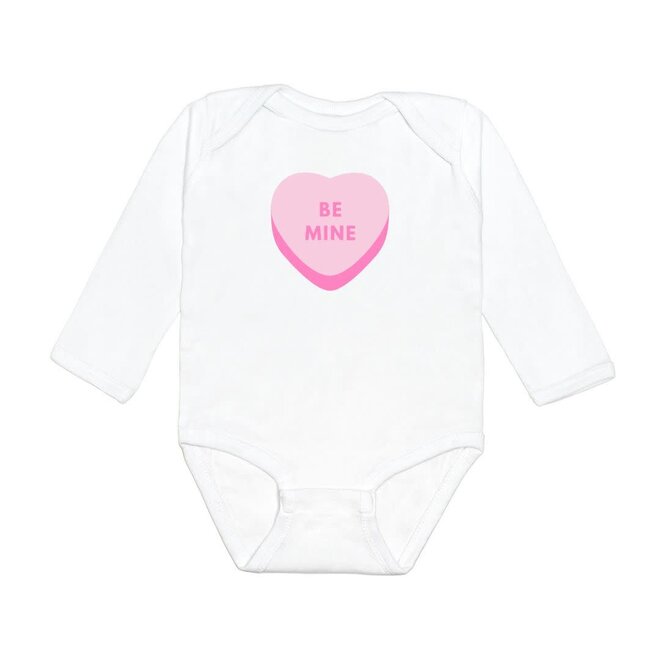 Be Mine Long Sleeve Bodysuit