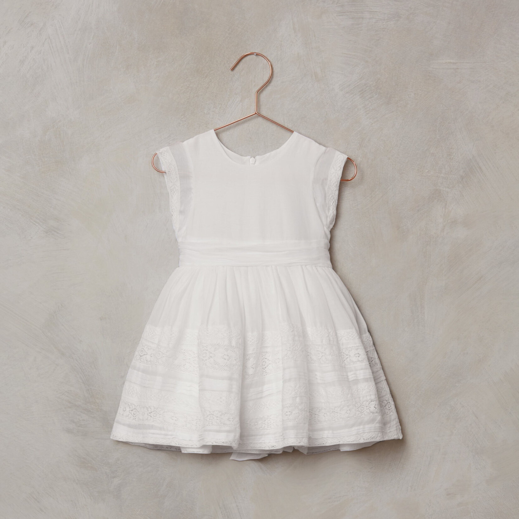 Noralee dahlia dress | white