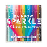 Rainbow Sparkle: Glitter Markers (Set of 15)