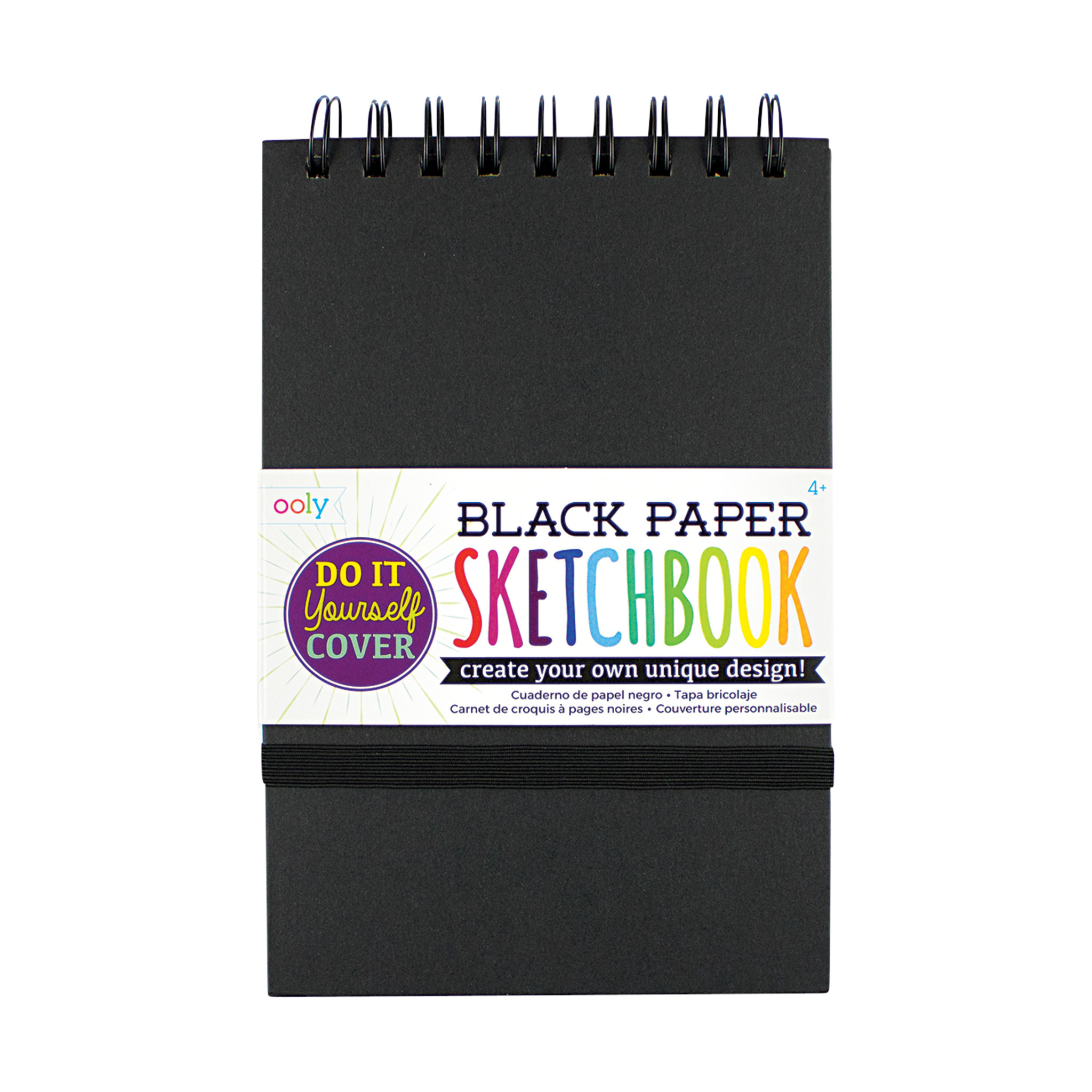 SKETCHBOOK DOODLE PAD FOR GIRLS -BLANK PAPER FOR DRAWING HARD COVER BOOK