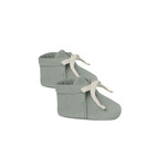 baby booties | sea green