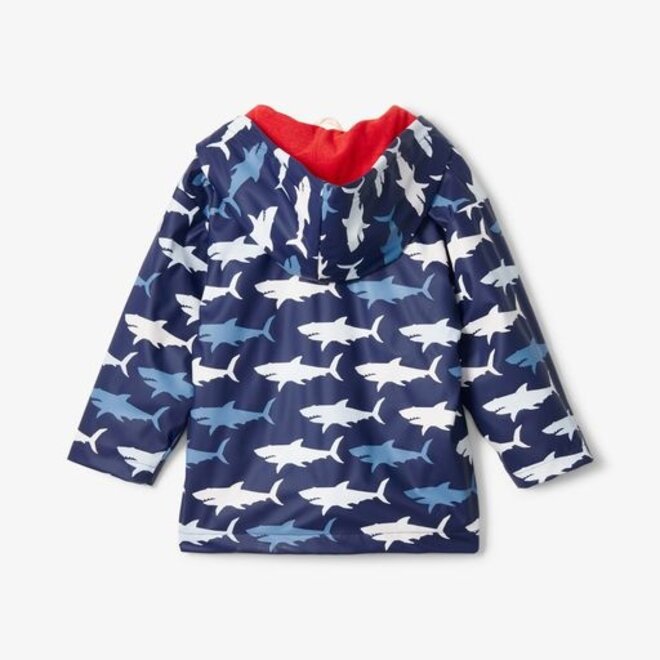 Hungry Sharks Color Changing Raincoat