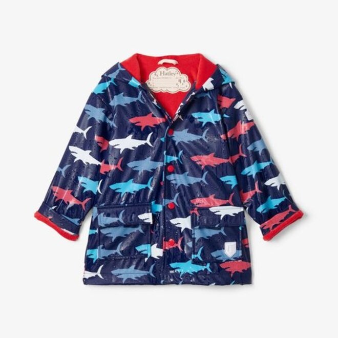 Hungry Sharks Color Changing Raincoat