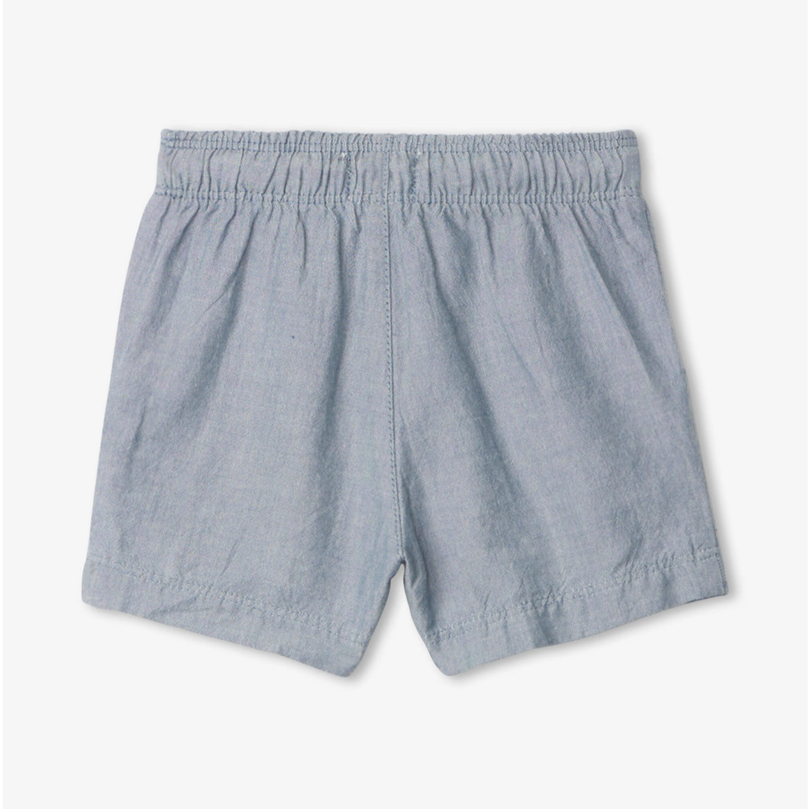 Chambray Toddler Pull On Shorts