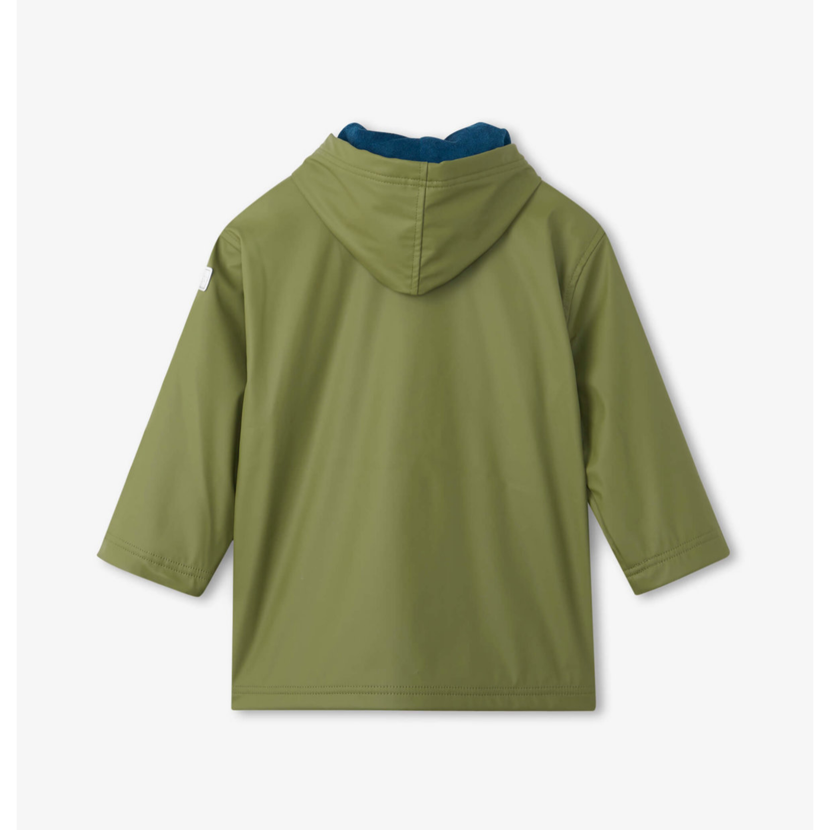 Forest Green Zip Up Splash Jacket