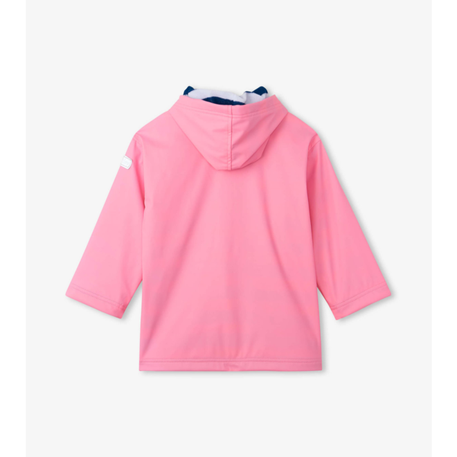 Classic Pink Zip Up Splash Jacket