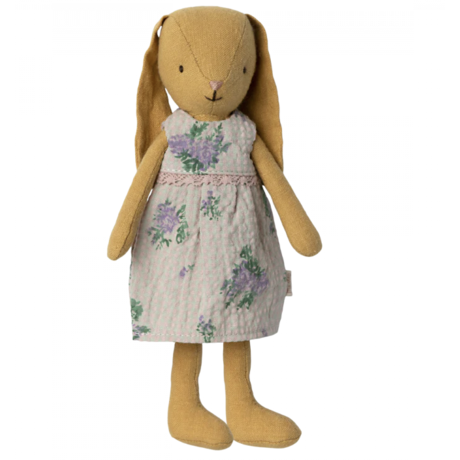 Size 2, Dusty Yellow Bunny with Dress | 16-3204-00