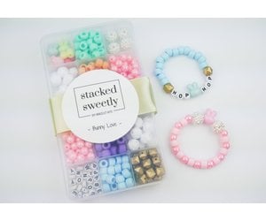 Personalized Gift for Kids, DIY Stretchy Bracelet Craft Kit