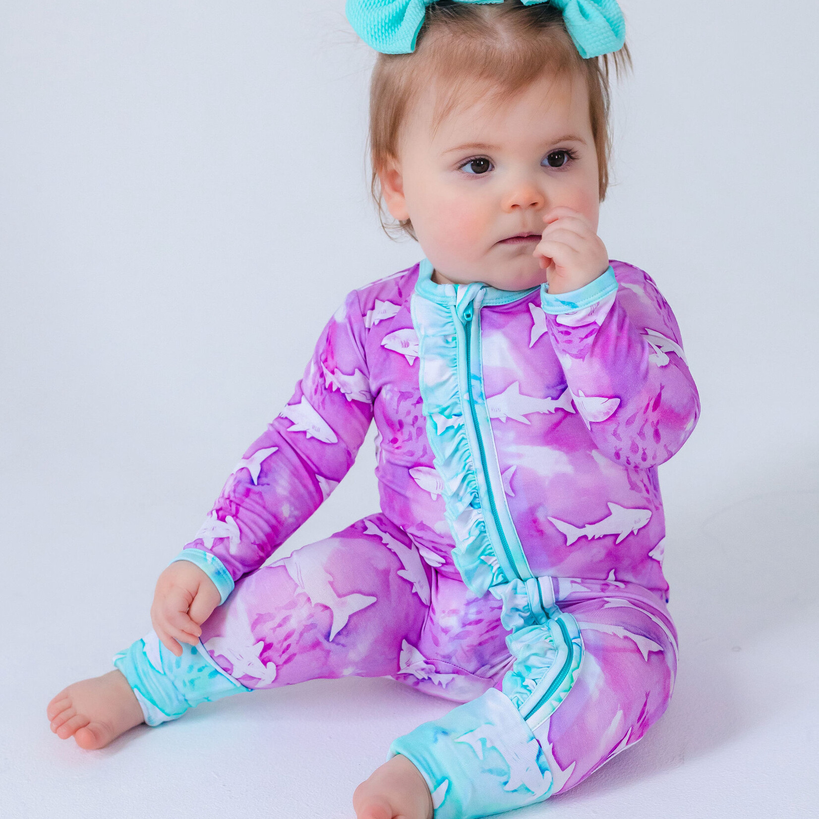 Birdie Bean Bondie Ruffle-Zip Convertible Romper