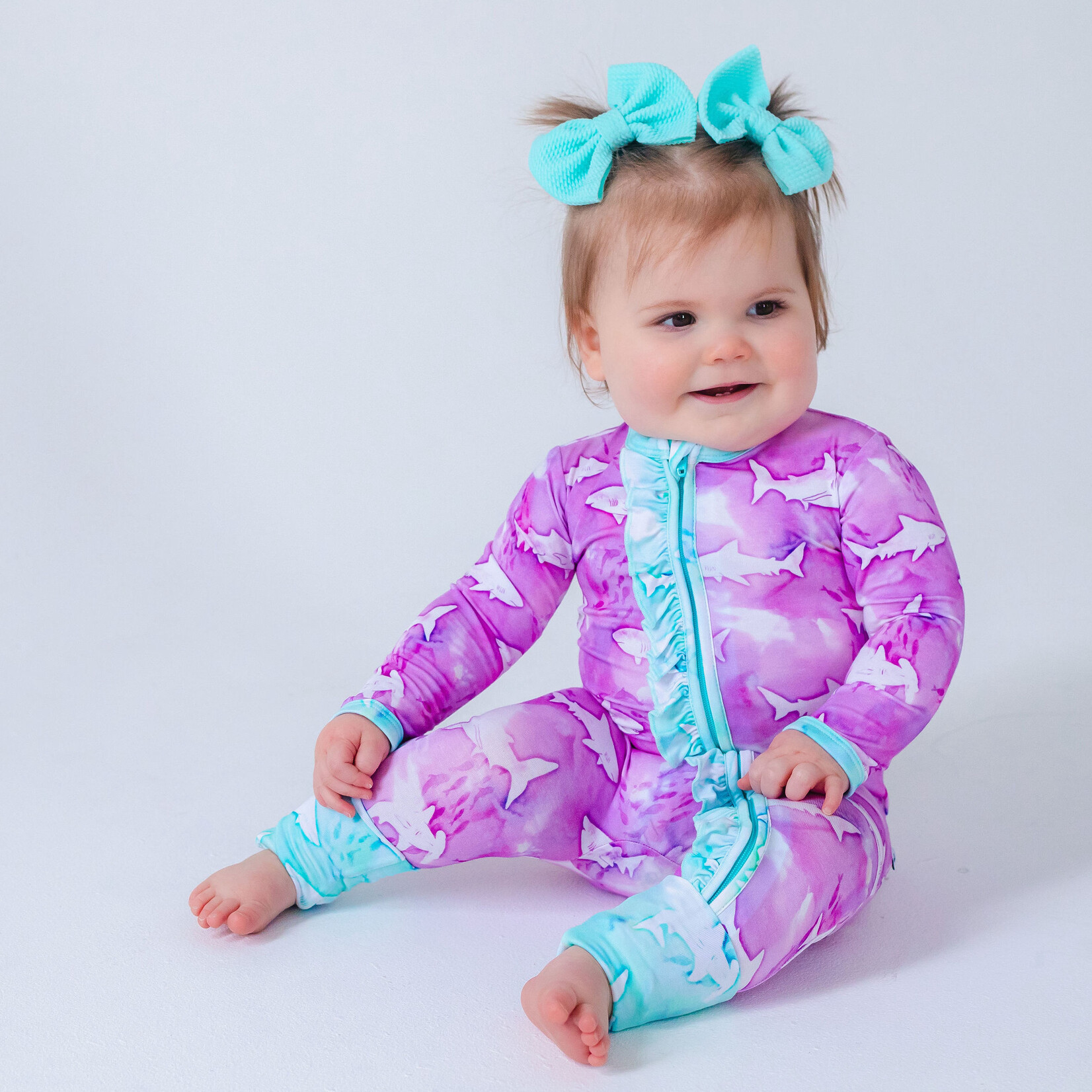 Birdie Bean Bondie Ruffle-Zip Convertible Romper