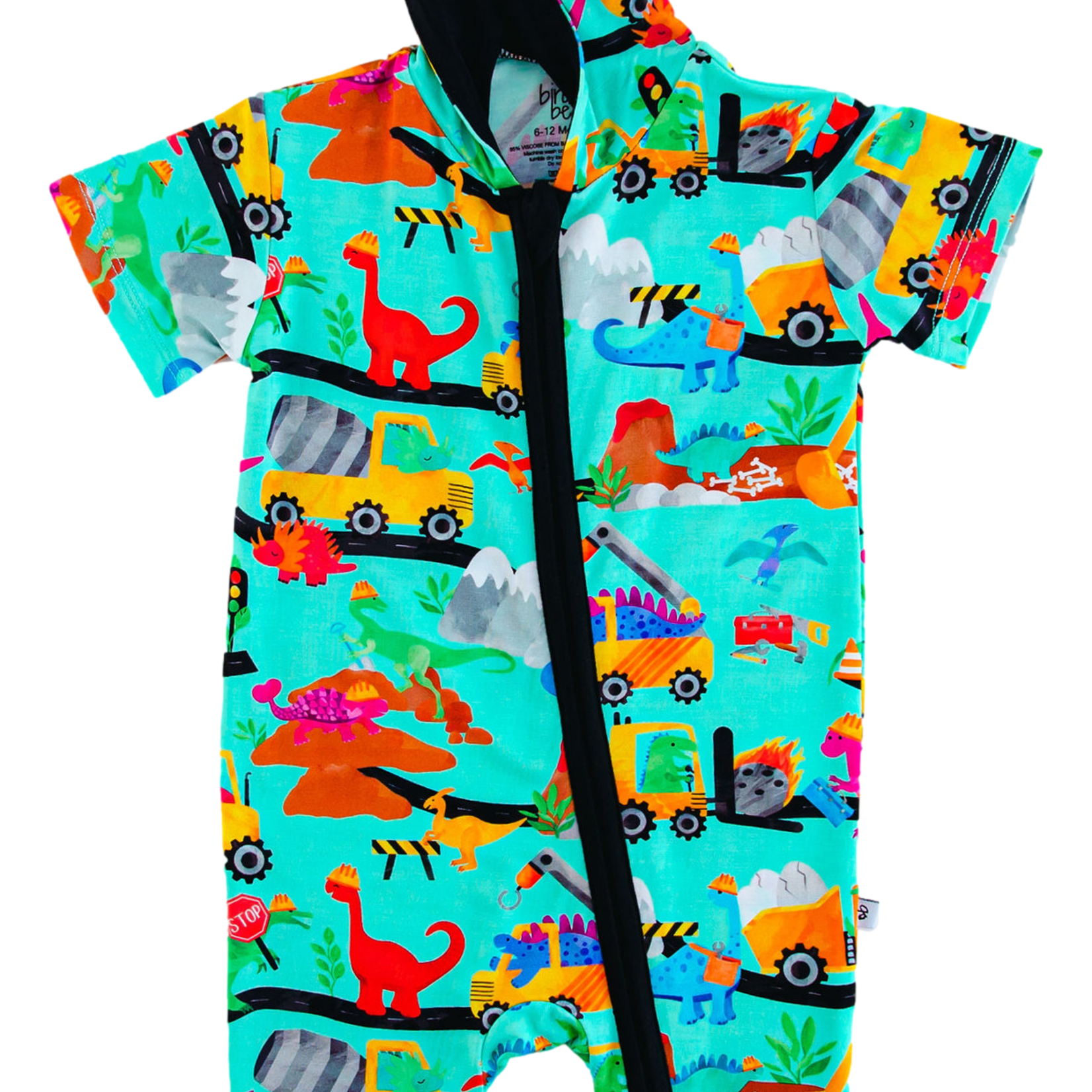 Birdie Bean Robby Hoodie Zip Romper