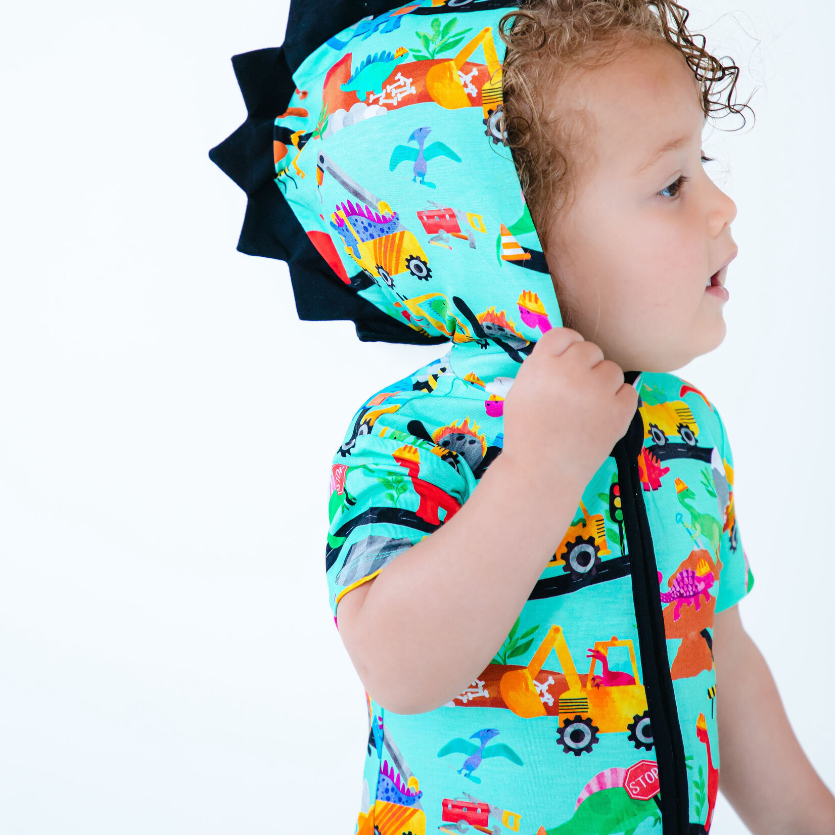 Birdie Bean Robby Hoodie Zip Romper