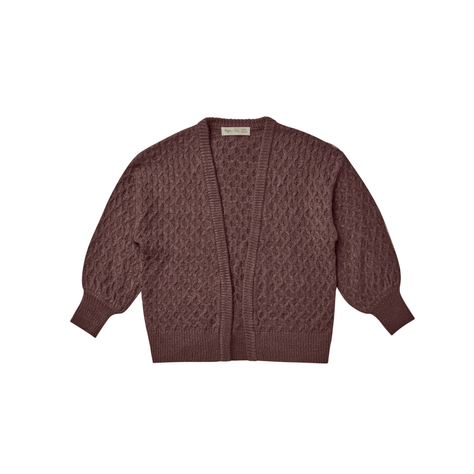 Rylee + Cru gretel cardigan || plum
