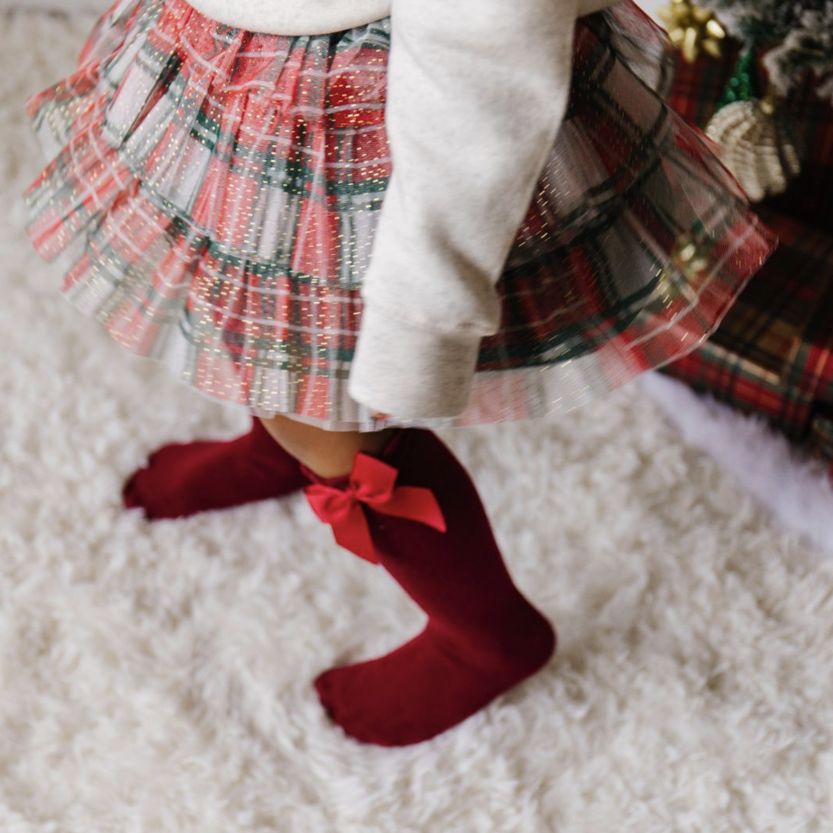 Sweet Wink Christmas Plaid Tiered Tutu * FINAL SALE - HOLIDAY*