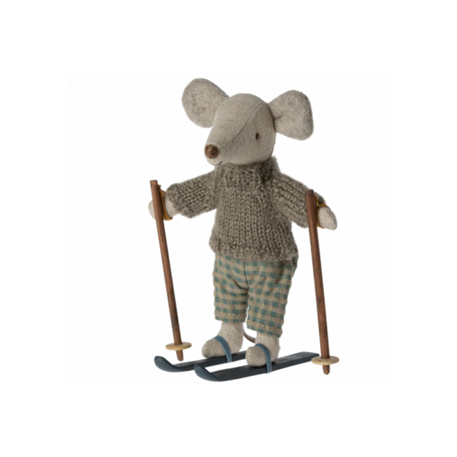 Winter Mouse with Ski Set, Big Brother | 17-3212-00