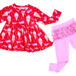 Birdie Bean Maddie Birdie Peplum Set *FINAL SALE - HOLIDAY ITEM*