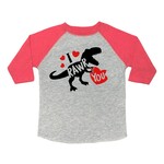 Sweet Wink I Rawr You 3/4 Shirt *FINAL SALE - HOLIDAY ITEM*