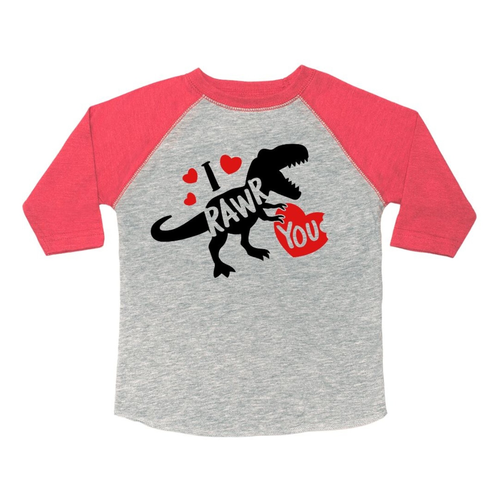 Sweet Wink I Rawr You 3/4 Shirt *FINAL SALE - HOLIDAY ITEM*
