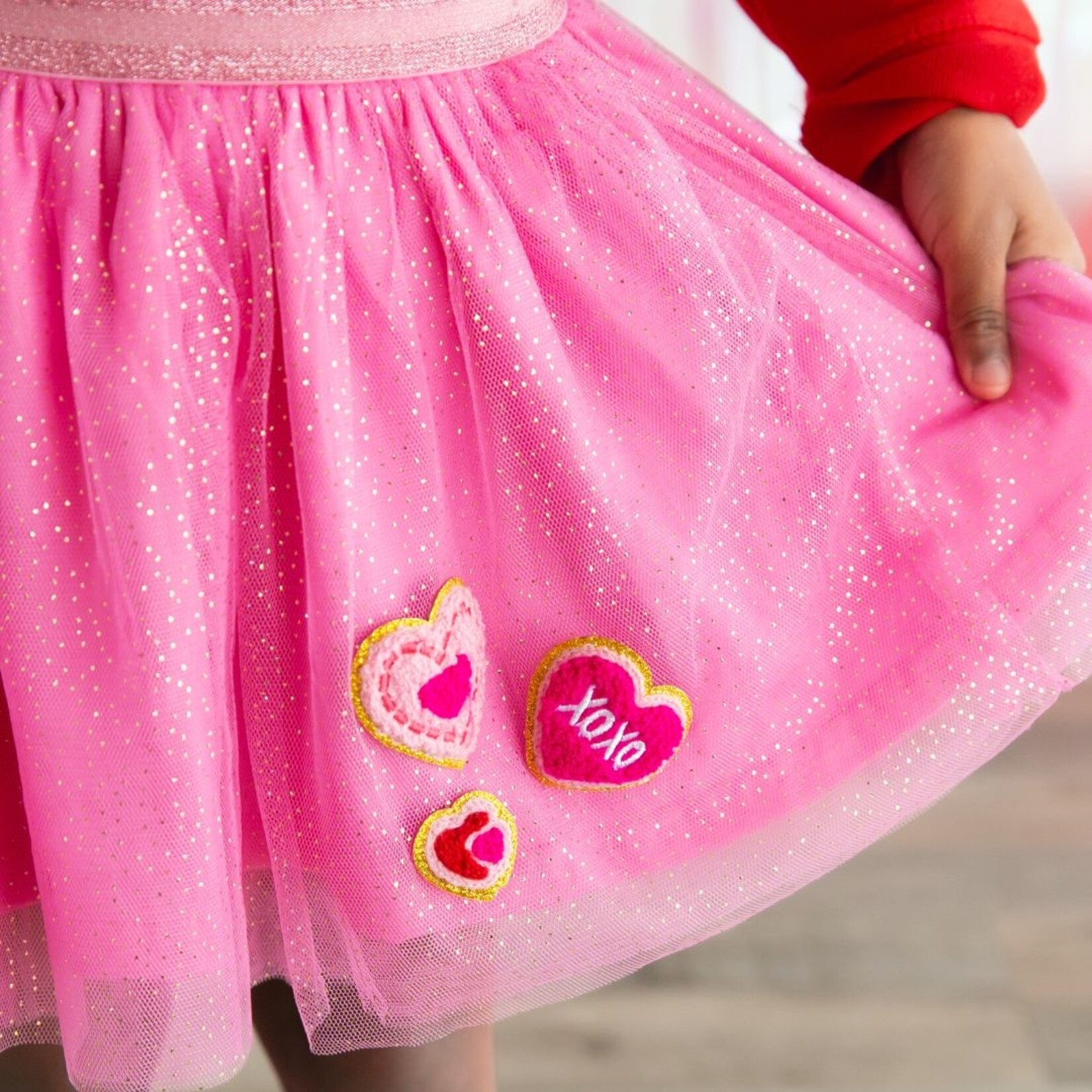 Sweet Wink Heart Patch Tutu * FINAL SALE - HOLIDAY*