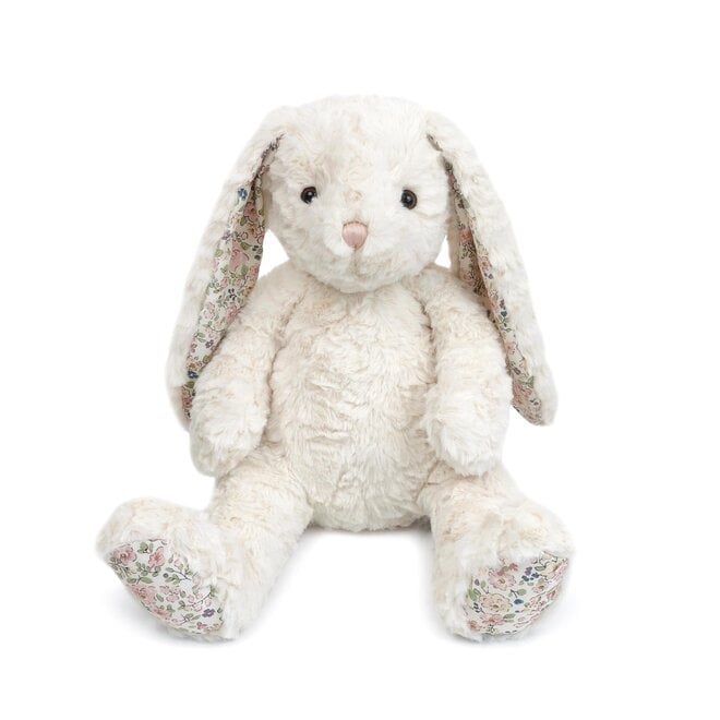 Faith Bunny Cream Floral Plush Toy