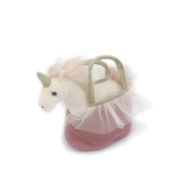 Pretty Unicorn Plush Toy In Purse