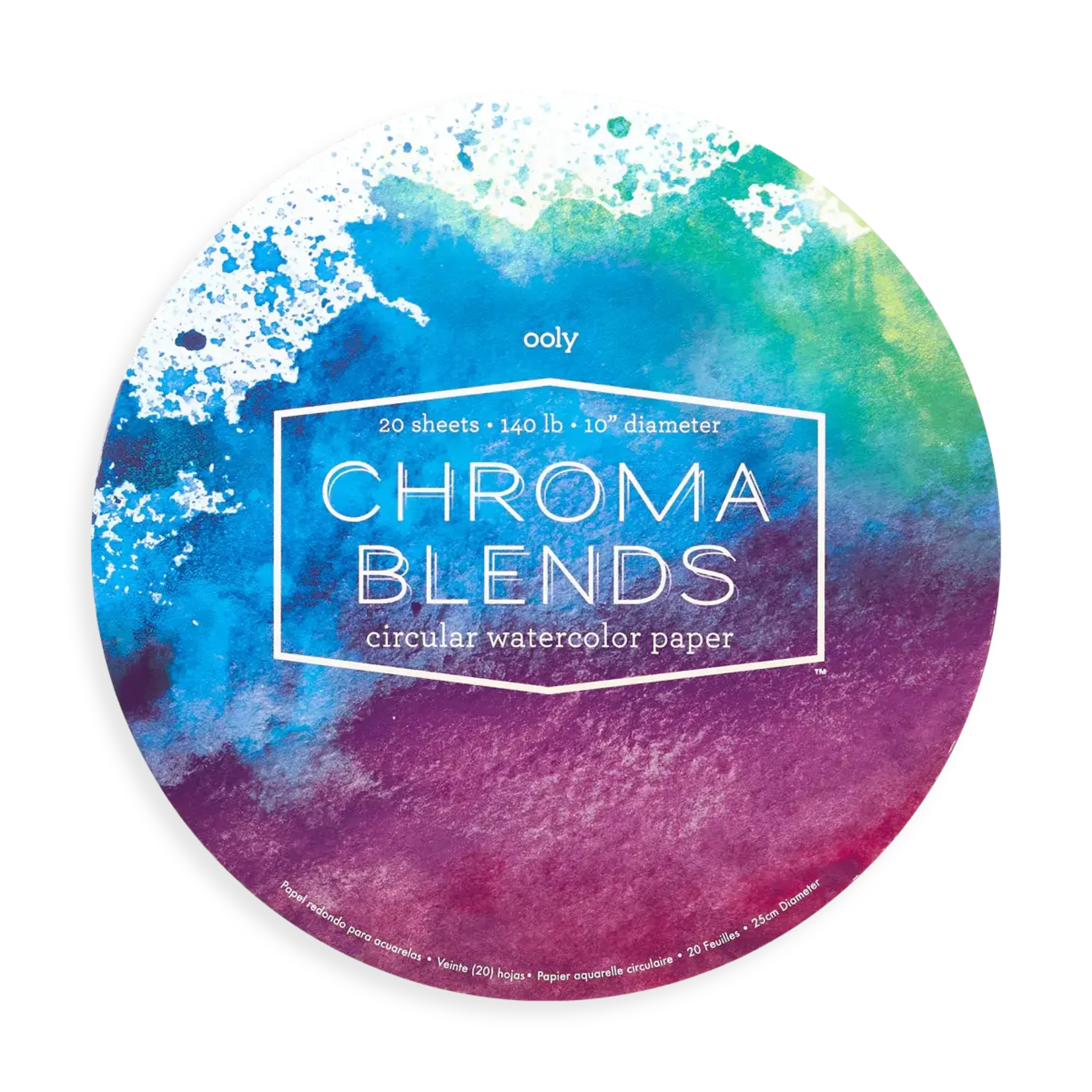Chroma Blends Circular Watercolor Paper Pad (10" Diameter)