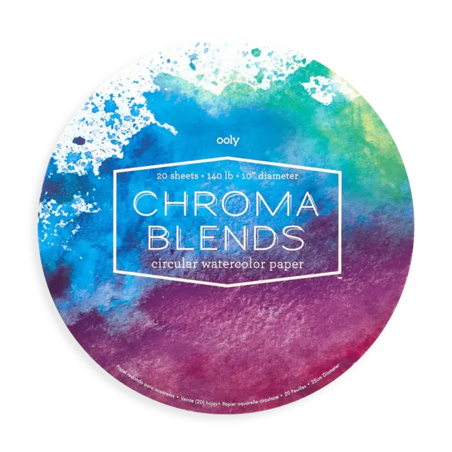 Chroma Blends Circular Watercolor Paper Pad (10" Diameter)
