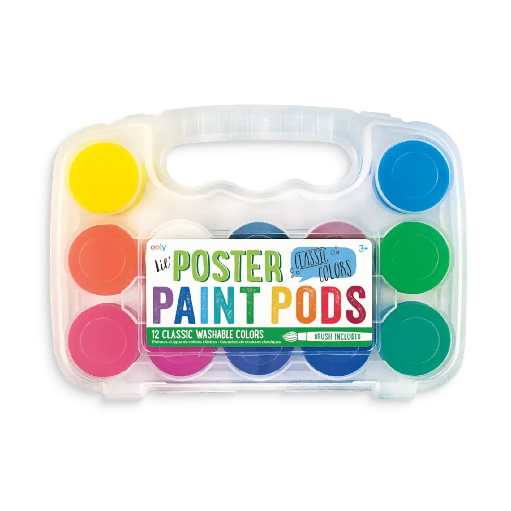Lil' Paint Pods Poster Paints - Classic Colors (13 PC Set)