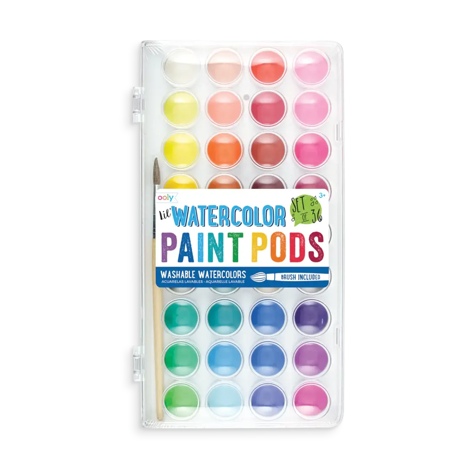 Lil' Paint Pods Watercolor Paint - 36 PC Set