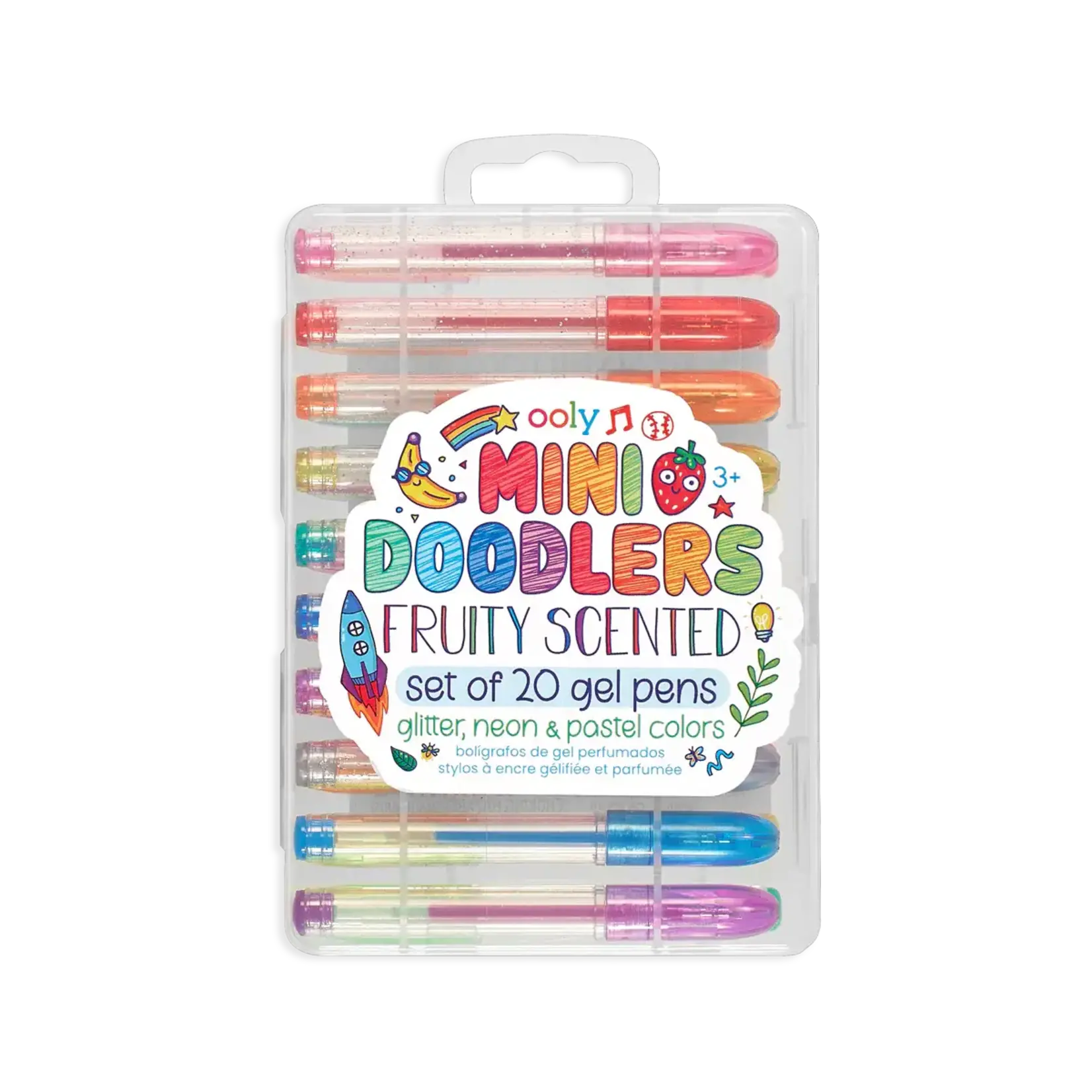 Mini Doodlers Fruity Scented Gel Pens - Set of 20