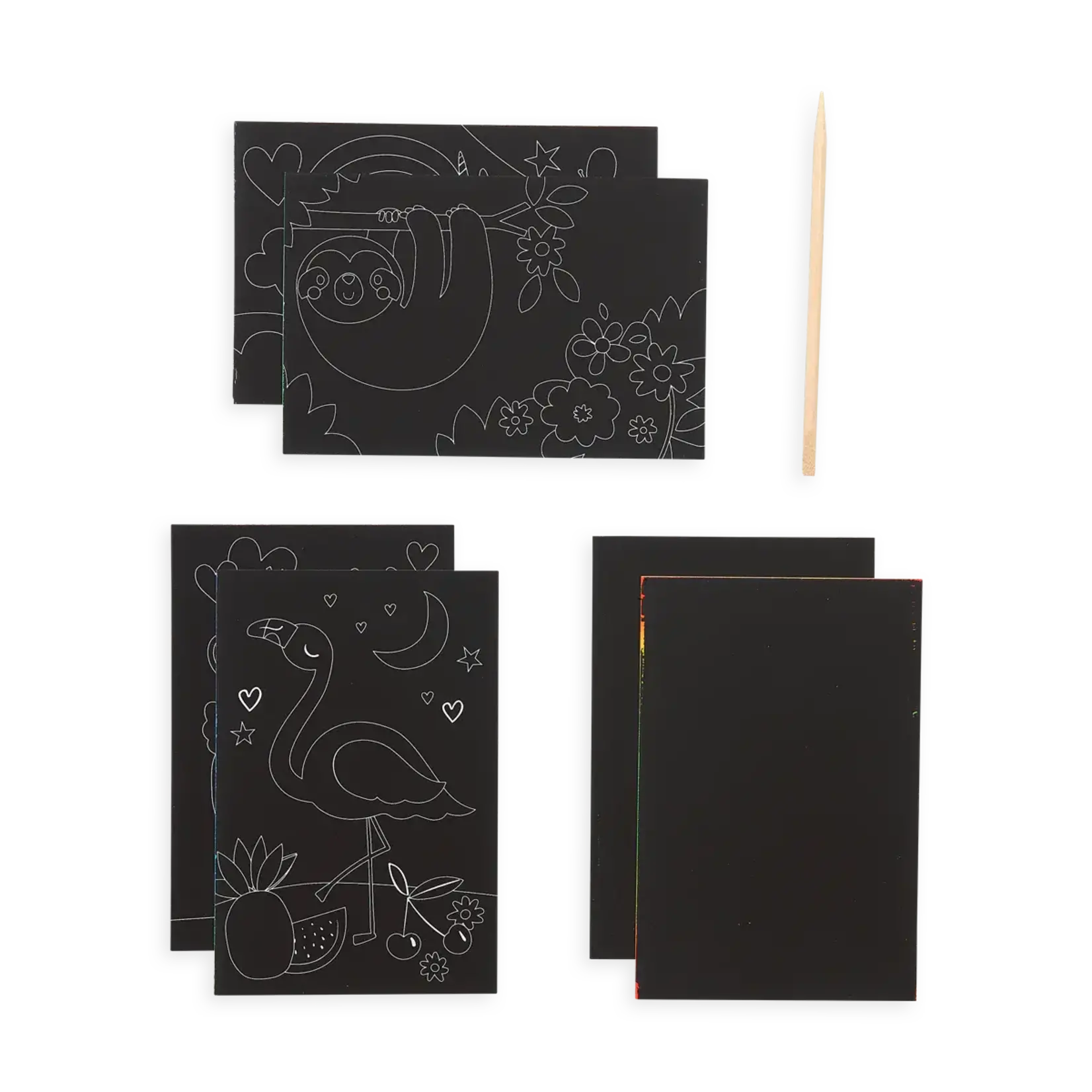Mini Scratch & Scribble Art Kit: Funtastic Friends