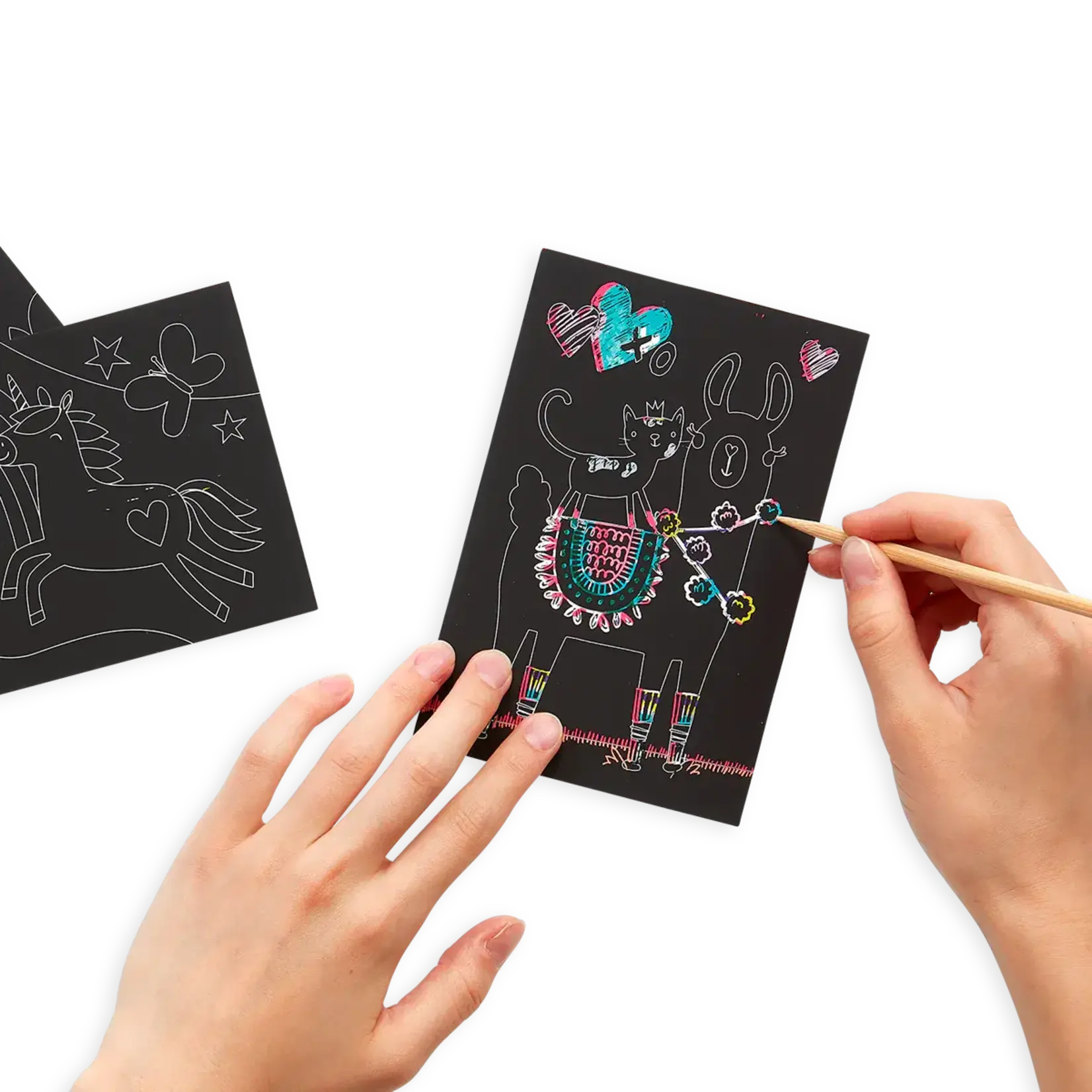 Mini Scratch & Scribble Art Kit: Funtastic Friends