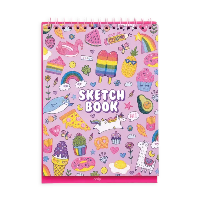 Sketch & Show Standing Sketchbook: Cute Doodle World  (8" x 10.5")