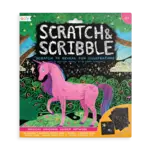 Scratch & Scribble Art Kit: Magical Unicorn (10 PC Set)