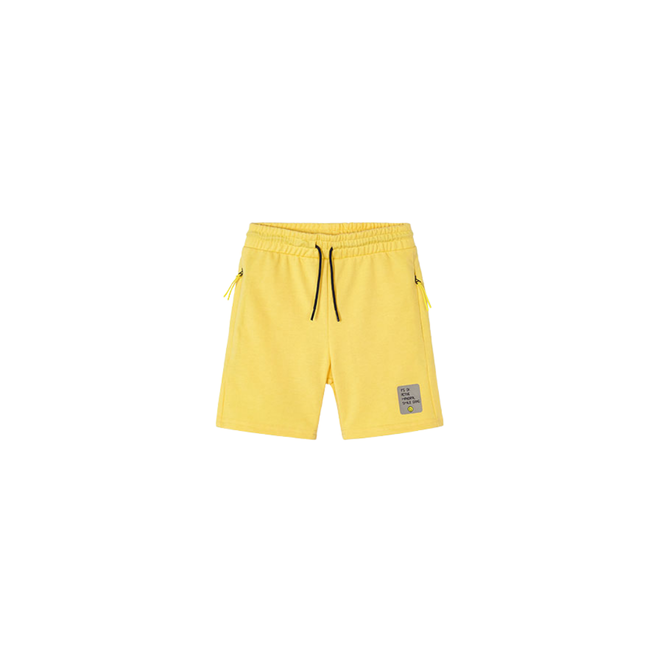 Knit Bermuda Shorts || Yellow