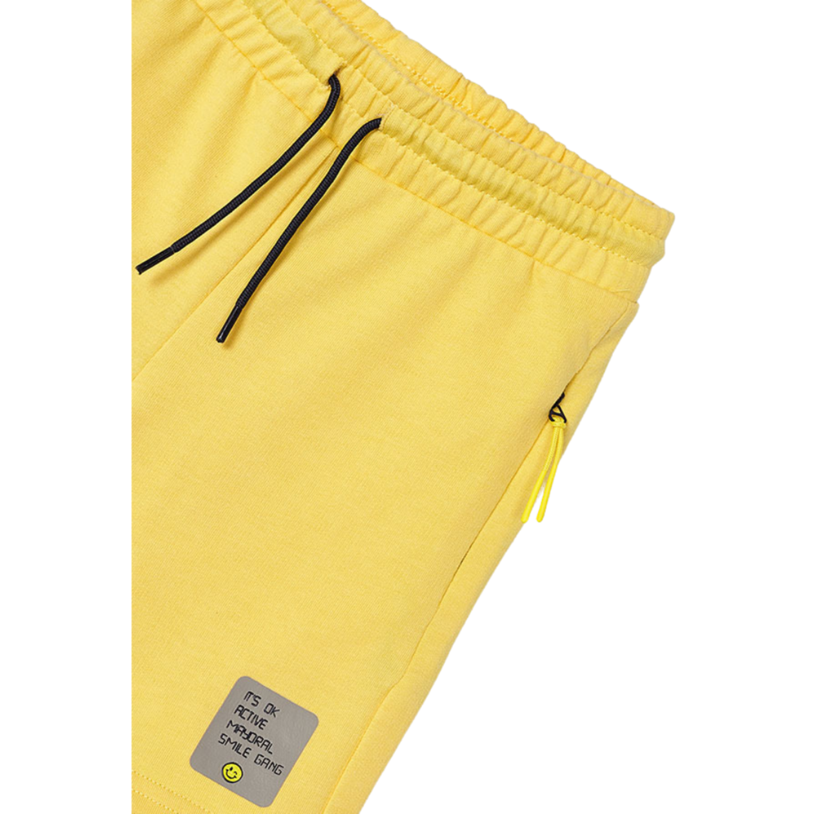 Knit Bermuda Shorts || Yellow