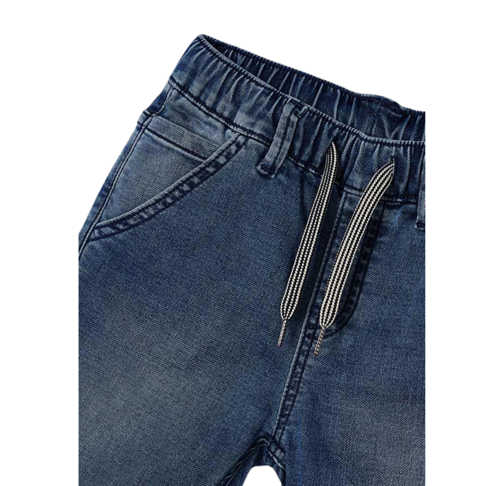 Medium Soft denim jogger pants