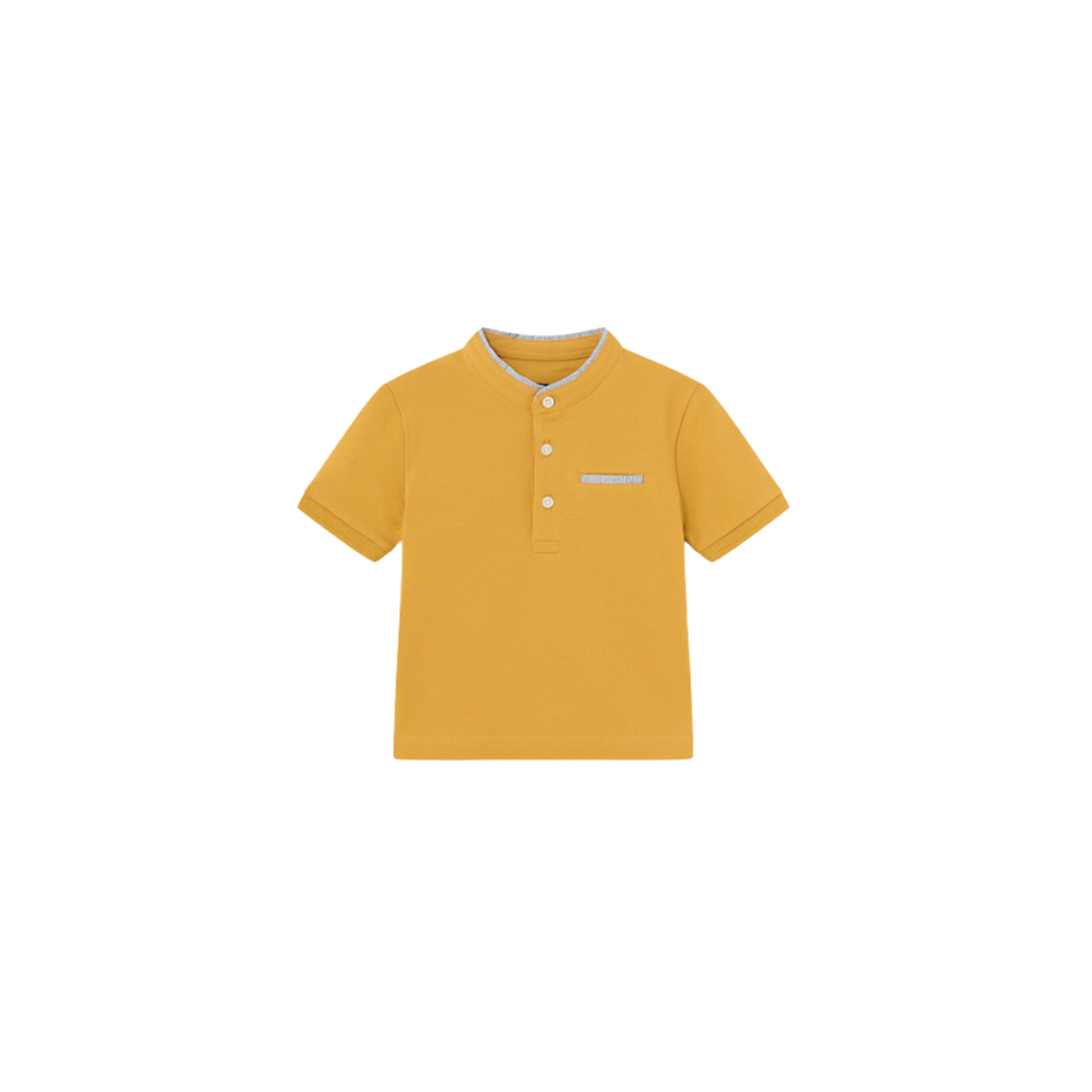 Collarless Polo || Golden