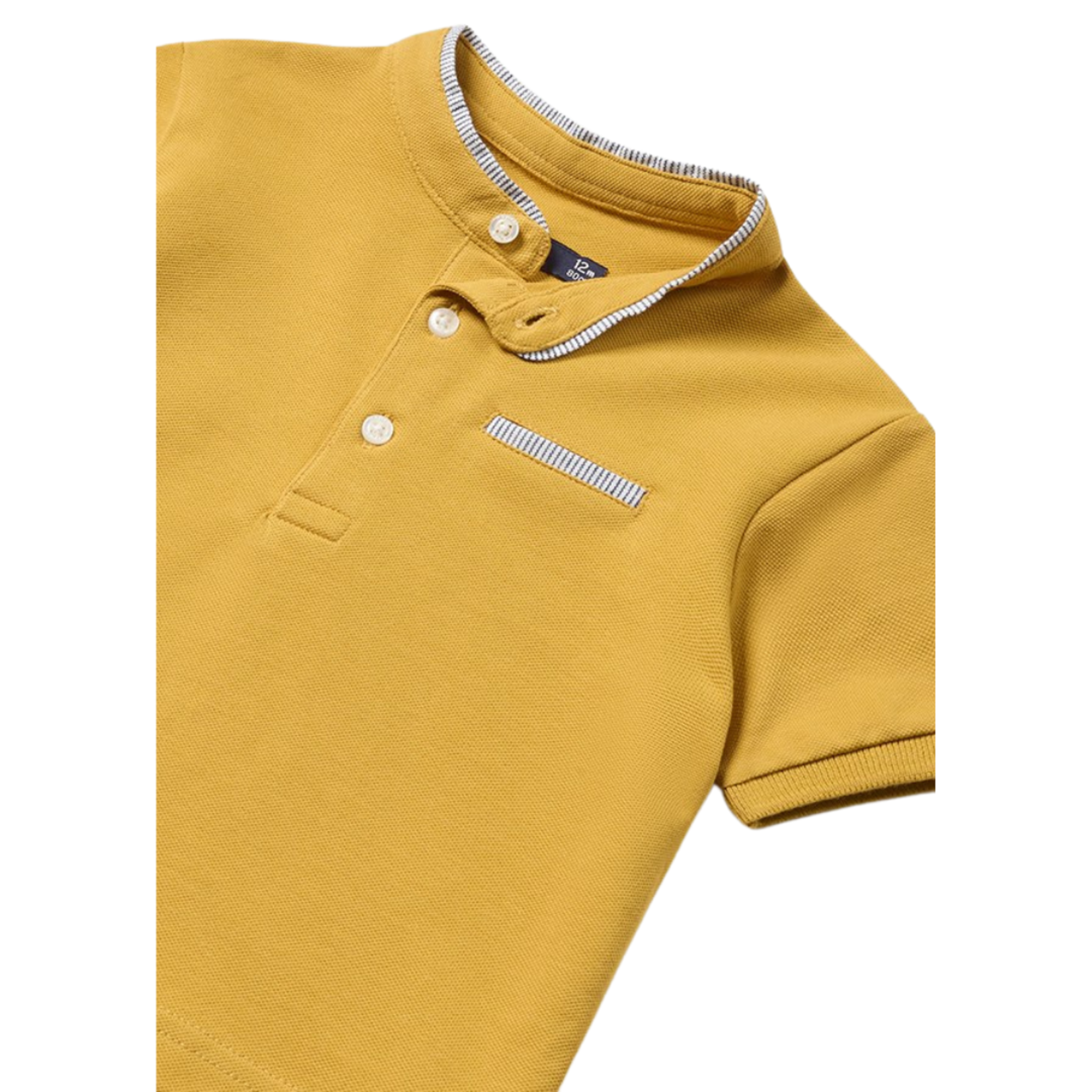 Collarless Polo || Golden