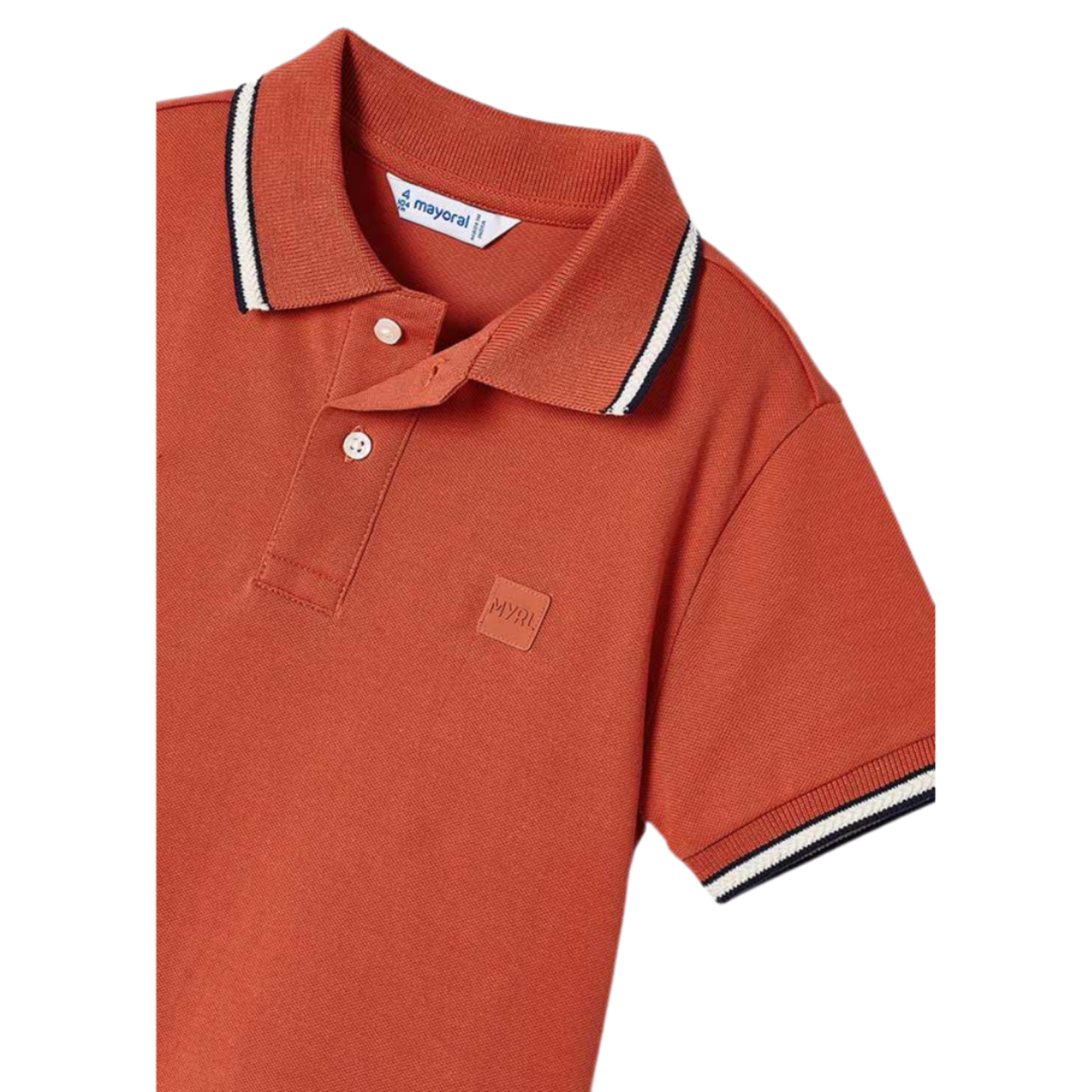 Short Sleve Polo || Chili Orange